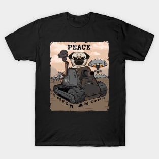 Pug in Armor: Tank-Pug Commander T-Shirt
